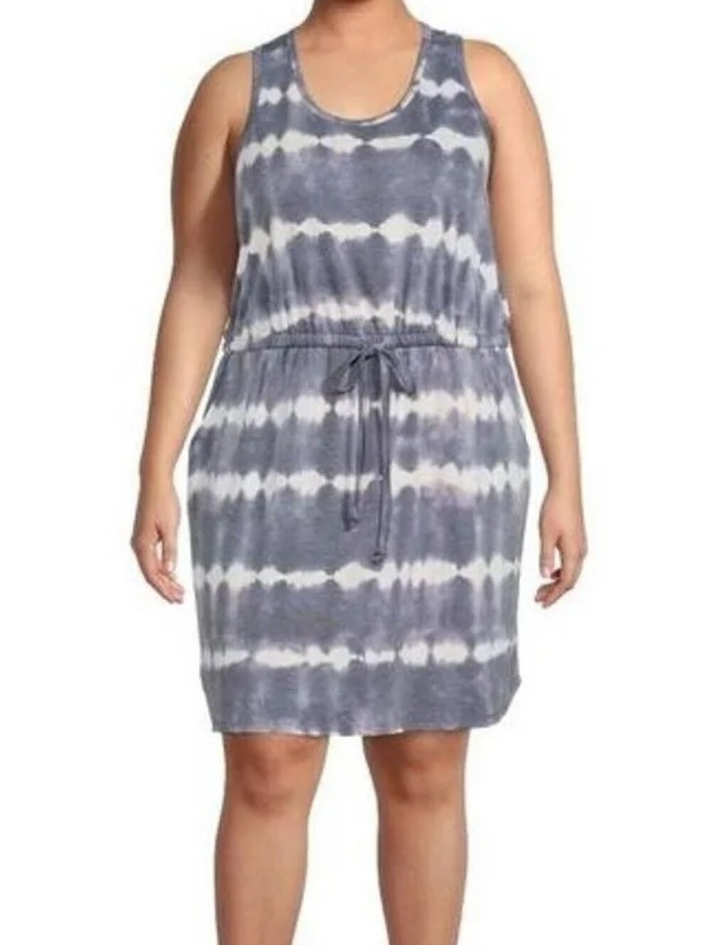 🔮 Terra And Sky Blue Tie Dye Dress Womens 3X NWT